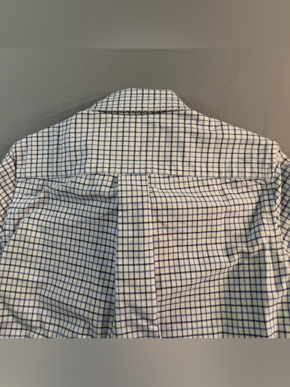 Ralph Lauren White and Navy Grid Button-Down Shirt - Kids - Picture 3 of 7